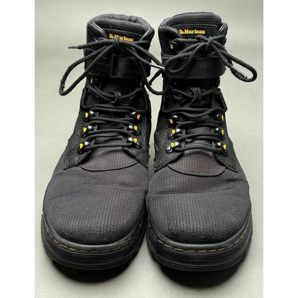 Dr Marten\'s Rilla Black Nylon Unisex Lace Up Air Wair Boots US 10 EU 43 main image 5